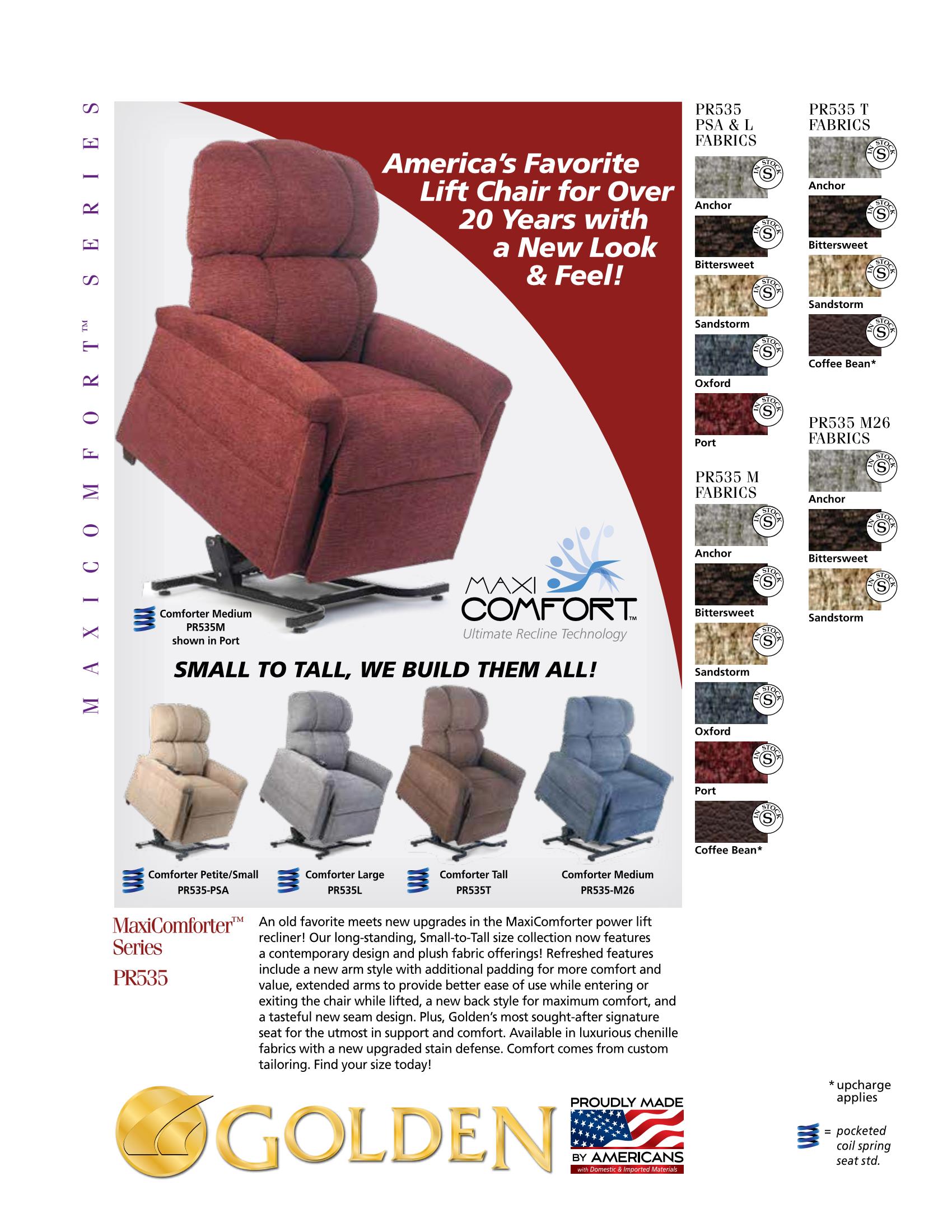 Las Vegas Golden Power Lift Chair Recliner
