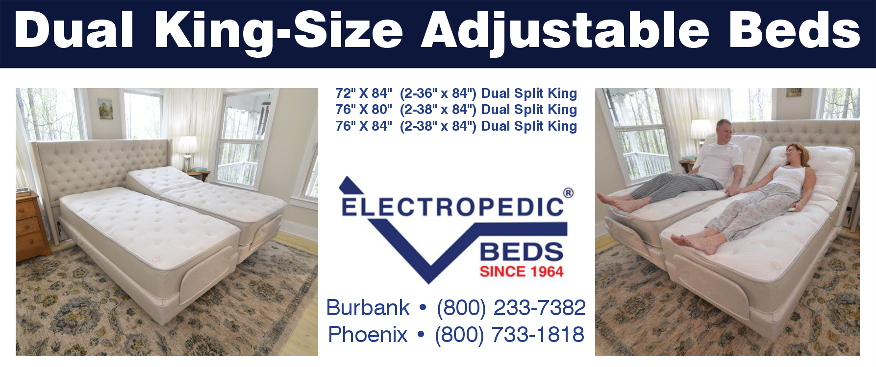 dual split king price